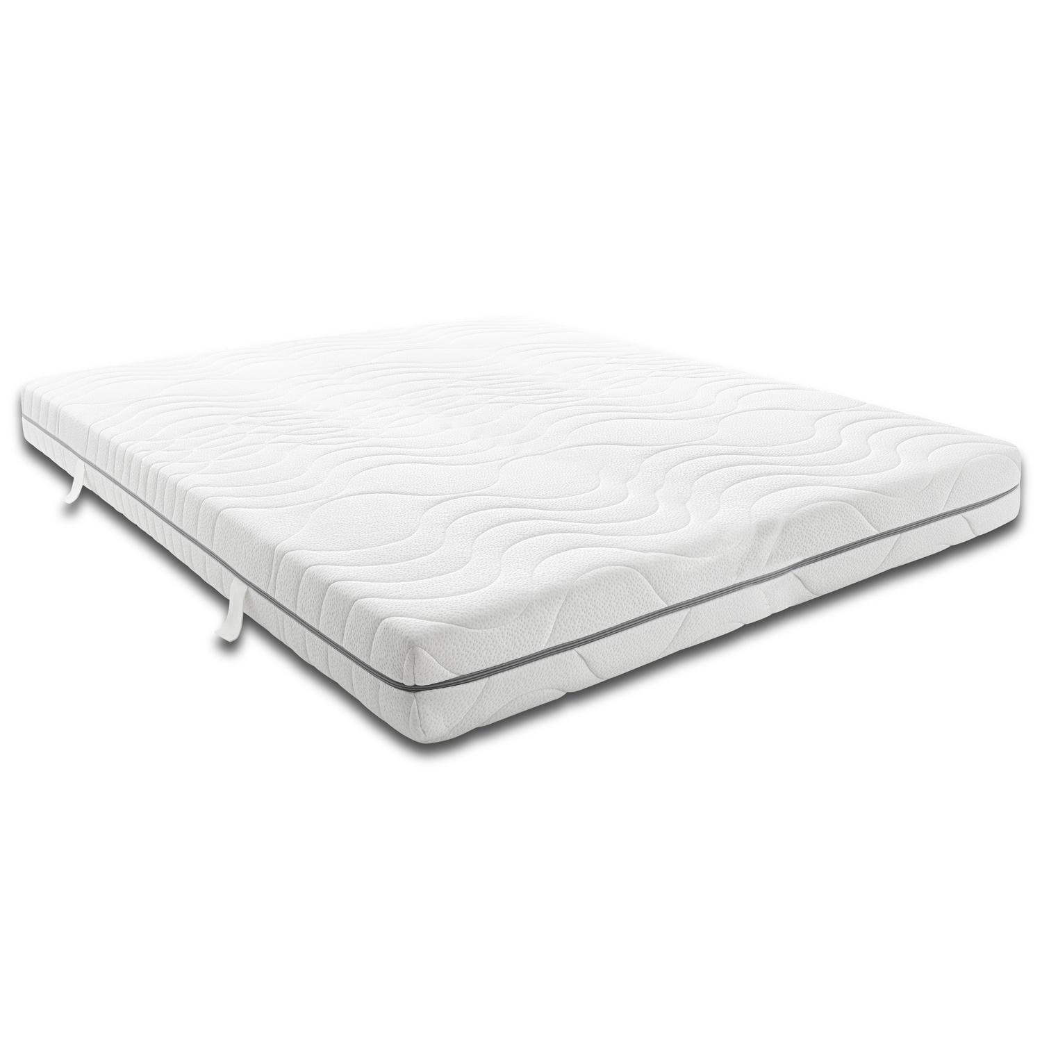 Colchón Dream de espuma confortable de 7 zonas, 180 x 200 cm, altura 3