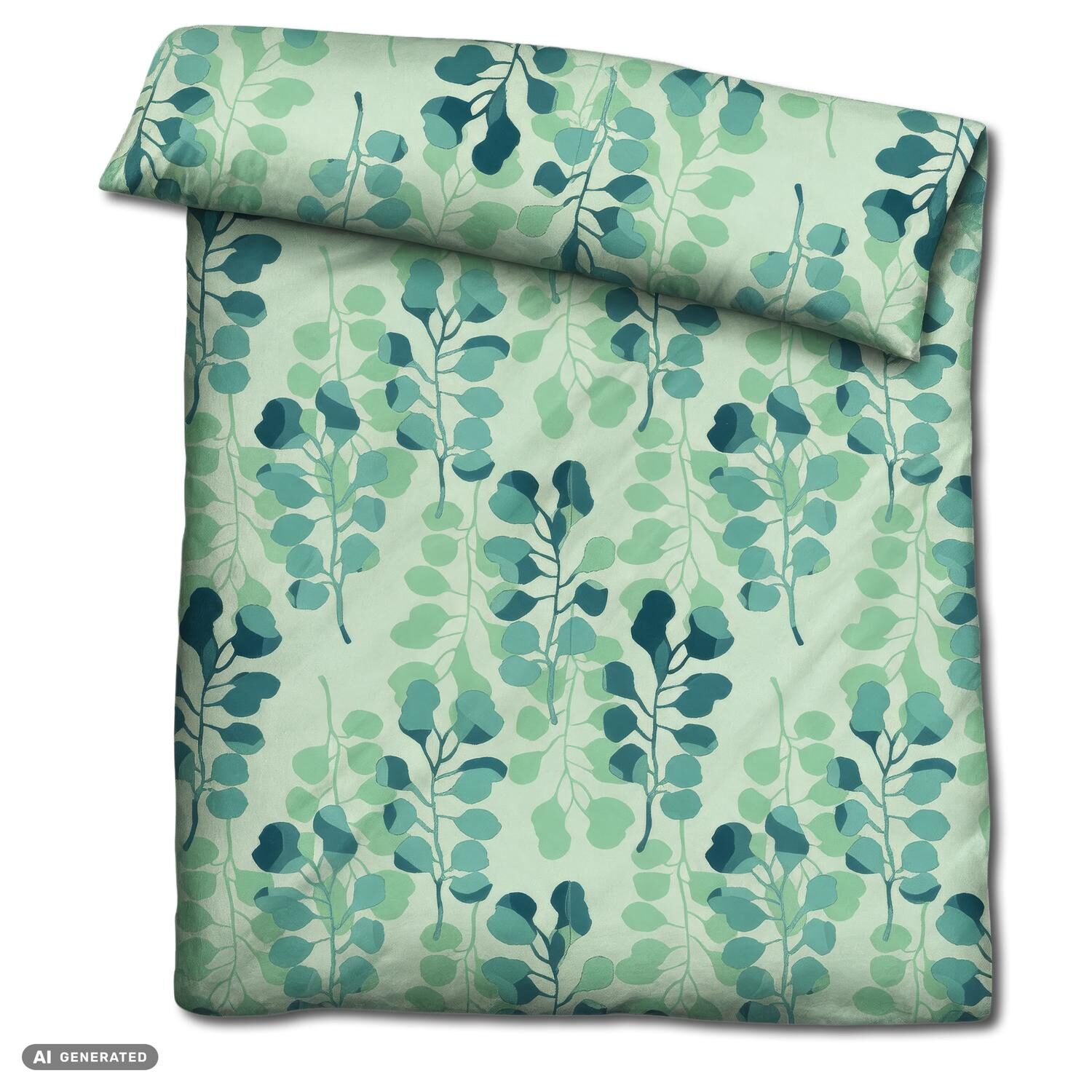 Juego de cama Cloud Comfort de satén Mako, 135 x 200 cm + 80 x 80 cm