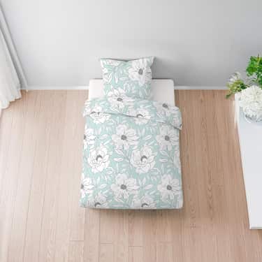 Dvopak Castell biber posteljnina 135 x 200 cm + 80 x 80 cm