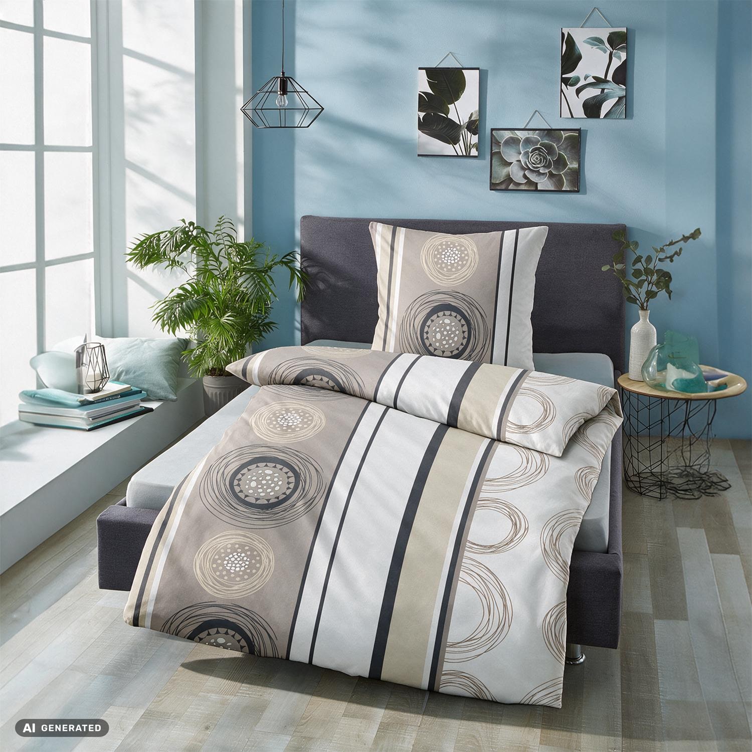 Paquete doble de ropa de cama de microfibra seersucker 135 x 200 + 80 x 80 cm