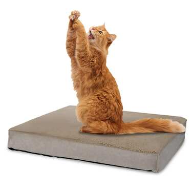 100 x 70 x 10 cm colchoneta de gel para perros tamaño L con manta extraíble