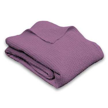 Manta piqué gofre algodón baya 130 x 180 cm