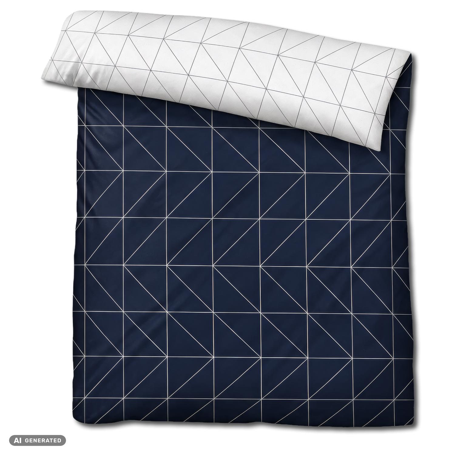 Juego de dos piezas de ropa de cama de satén de algodón, 140 x 200 cm + 70 x 90 cm