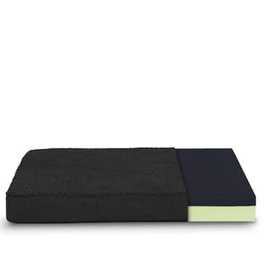 100 x 65 x 10 cm ergonoomiline koerapadi suurus L, värvus must