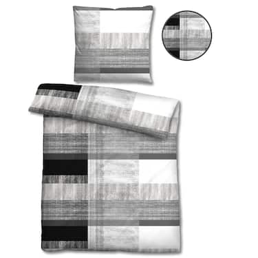 Ropa de cama de microfibra satinada 155 x 220 cm + 80 x 80 cm