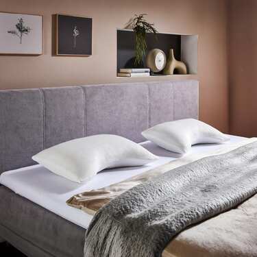 2 x Sleezzz® Almohada cervical de espuma de gel frío 40 x 60 x 16 cm