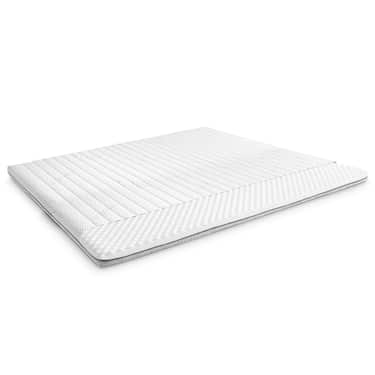 Supportho premium kallskumstopp 140 x 200 cm H3, höjd 9 cm, hårdhetsgrad H3 med antibakteriellt överdrag + Supportho geleffektkudde 40 x 80 cm
