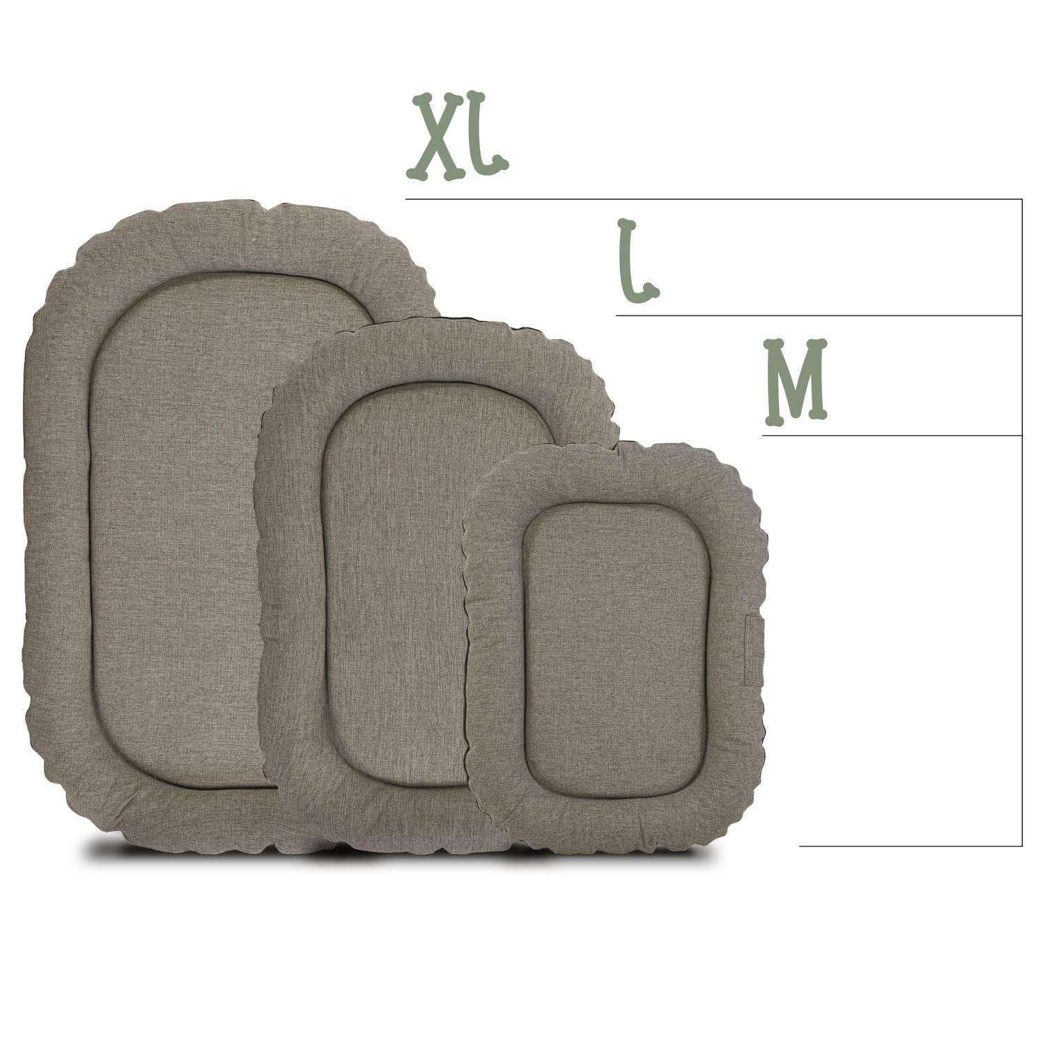 80 x 55 x 10 cm Cojín para perro Petzzz beige talla M