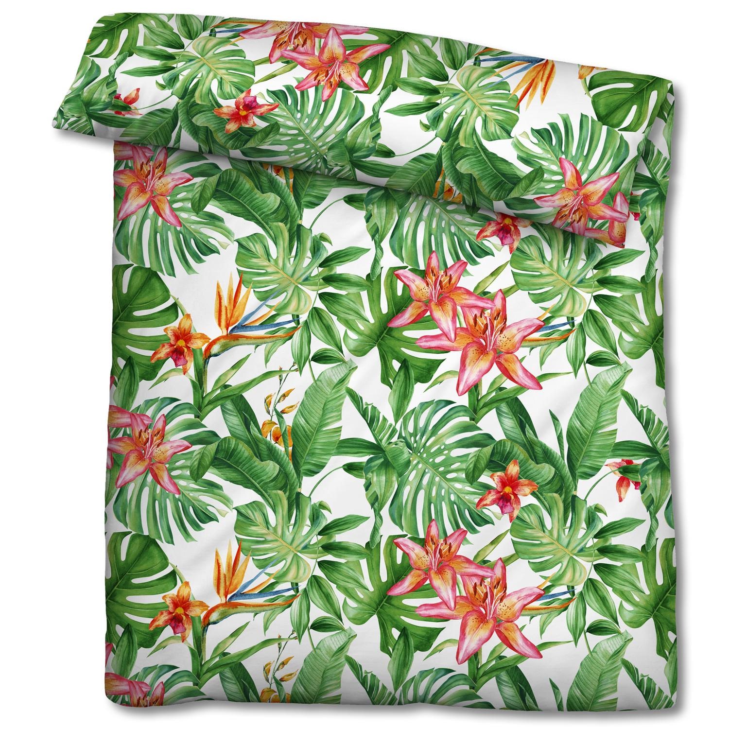 Double pack of microfiber seersucker bed linen 135 x 200 + 80 x 80 cm