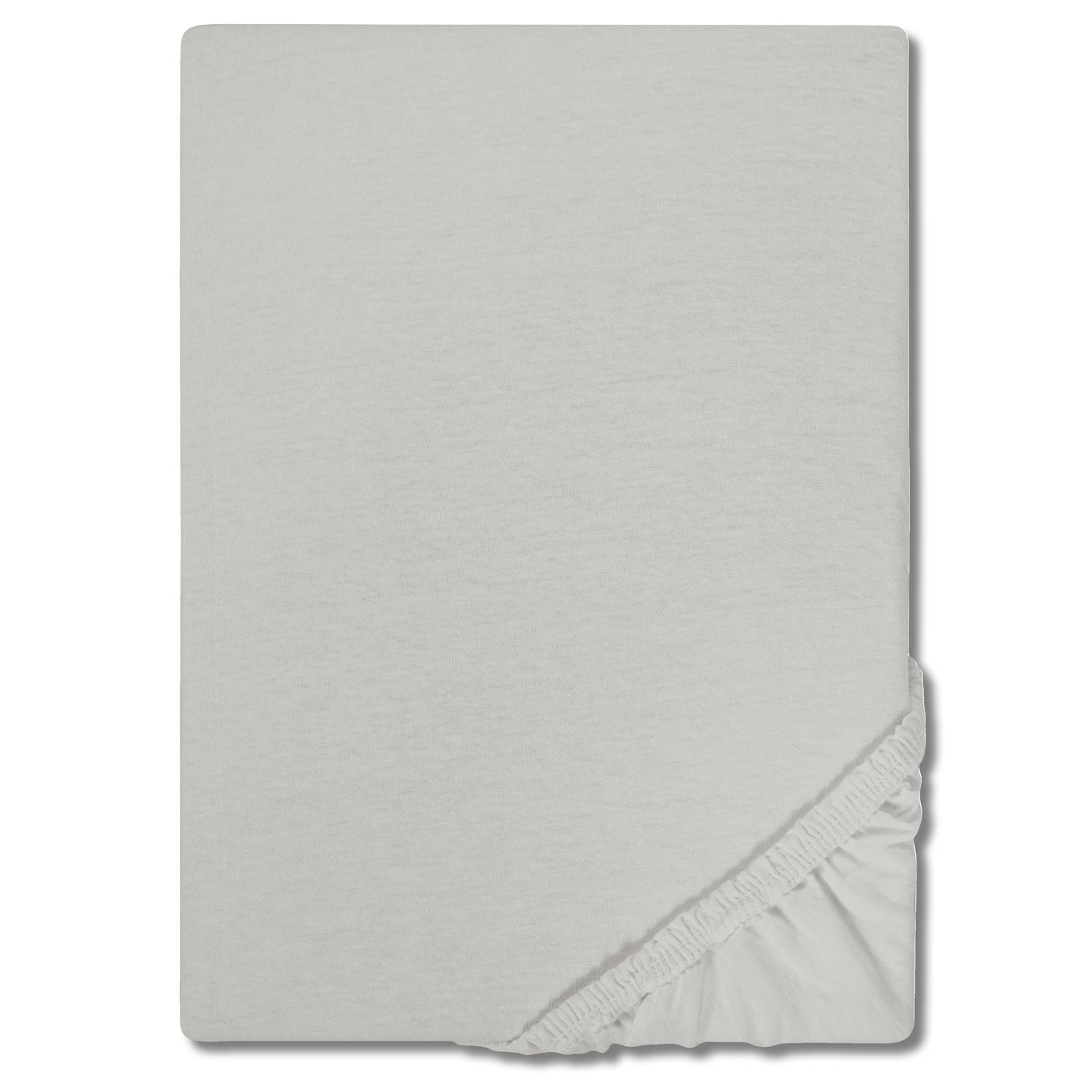 CloudComfort Basic sábana bajera gris plata 140 x 190 - 160 x 200 cm CloudComfort Basic sábana bajera gris plata 140 x 190 - 160 x 200 cm