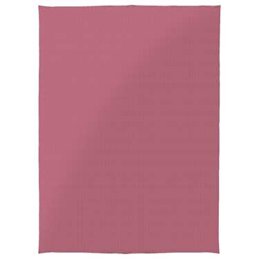 Manta piqué gofre algodón rosa 75 x 120 cm