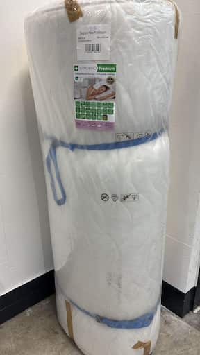 Online returnering Ortopædisk koldskumsmadras Supportho Premium 160 x 200 cm, højde 18 cm, fasthedsniveau H2/H3