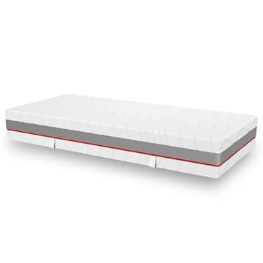 Colchón de muelles ensacados ergonómico de 7 zonas Sleezzz Premium 140 x 200 cm, altura 23 cm, nivel de firmeza H2/H3