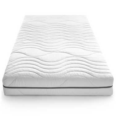 Colchón viscoelástico de 7 zonas Sleezzz Smart 160 x 200 cm, altura 18 cm, nivel de firmeza H3 con espuma con memoria de aire
