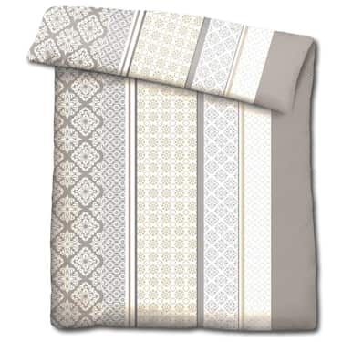 Paquete doble de ropa de cama de microfibra CloudComfort Basic beige 155 x 220 + 80 x 80 cm