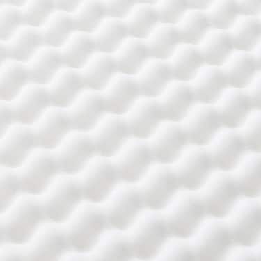 Kallskumstopp Supportho Premium-topp 120 x 200 cm H3, höjd 9 cm, hårdhetsgrad H3 med antibakteriellt överdrag CloudComfort Basic gel-flingkudde 40 x 80 cm