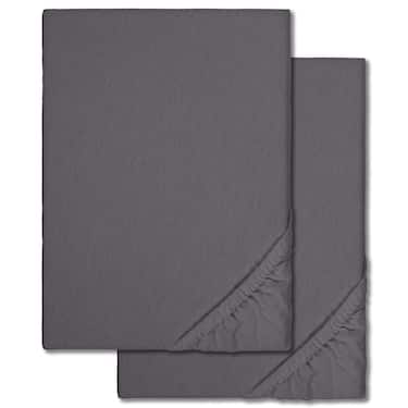 Setex peenestatud kiudlinad antratsiit 90x200 cm topeltpakendis