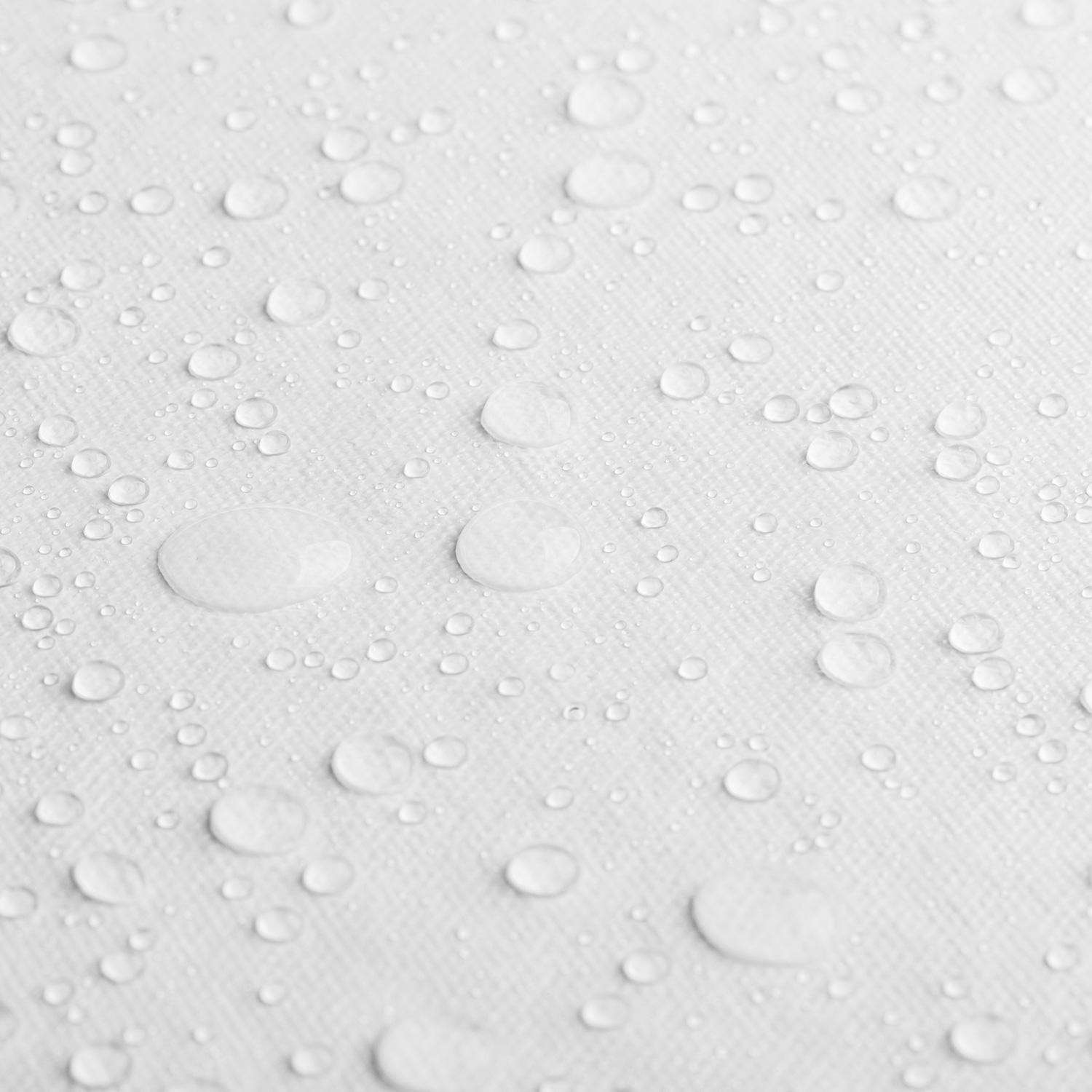 Sleezzz Vital waterproof molleton mattress protector fixed tension 100 x 200 cm, mattress protector made of 100% cotton in white
