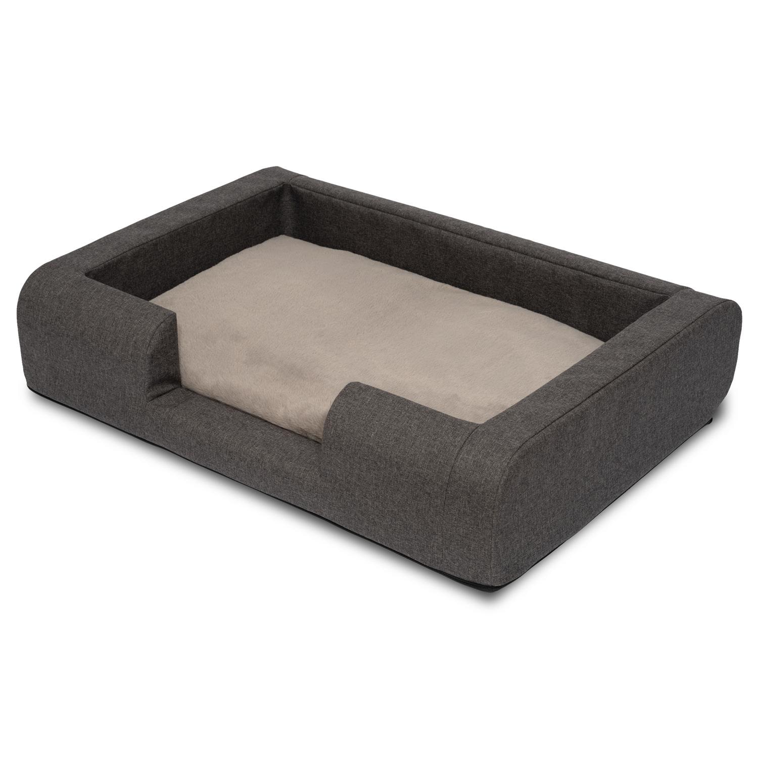 Cama ergonómica para perros Petzzz Daisy L 115 x 90 x 25 cm con cojín interior ortopédico