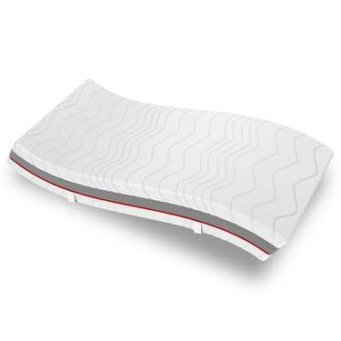 Ergonomická taštičková pružinová matrace Sleezzz Premium 90 x 200 cm, výška 23 cm, stupeň tuhosti H2/H3 + matracový topper / matracový topper 90 x 200 cm