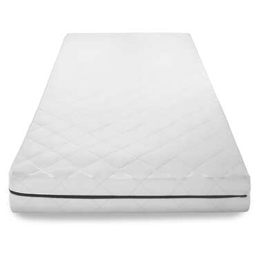 Colchón de muelles ensacados Sleezzz Superior 90 x 200 cm, altura 18 cm, nivel de firmeza H3 + juego de cama de microfibra CloudComfort Basic 135 x 200 cm + 80 x 80 cm