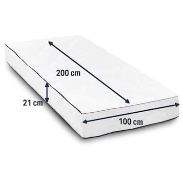 Funda de colchón Sleezzz® Superior 100 x 200 cm, altura 21 cm