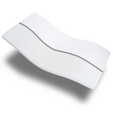 Supportho topper de espuma fría premium 100 x 200 cm H3, altura 9 cm, grado de dureza H3 con funda antibacteriana