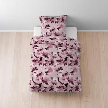 Dvojni paket posteljnine bobrovec 155 x 220 cm + 80 x 80 cm