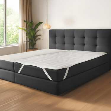 Colchón Sleezzz Superior de 7 zonas 90 x 200 cm, altura 21 cm, nivel de firmeza H3/H4 + cubrecolchón / mattress topper 90 x 200 cm