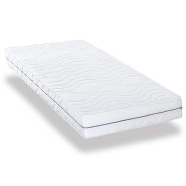 Colchón ergonómico 90x200 cm Supportho Premium 7 zonas, altura 18 cm, nivel de firmeza H2/H3 + cubrecolchón / mattress topper 90 x 200 cm