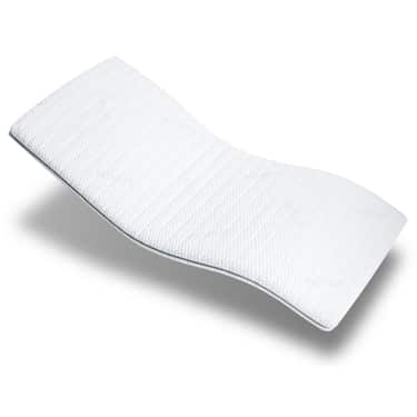 Supportho toppmadrass i premiumkallskum 80 x 200 cm H3, höjd 9 cm, hårdhetsgrad H3 med antibakteriellt överdrag + CloudComfort Basic kudde med gelflingor 40 x 80 cm