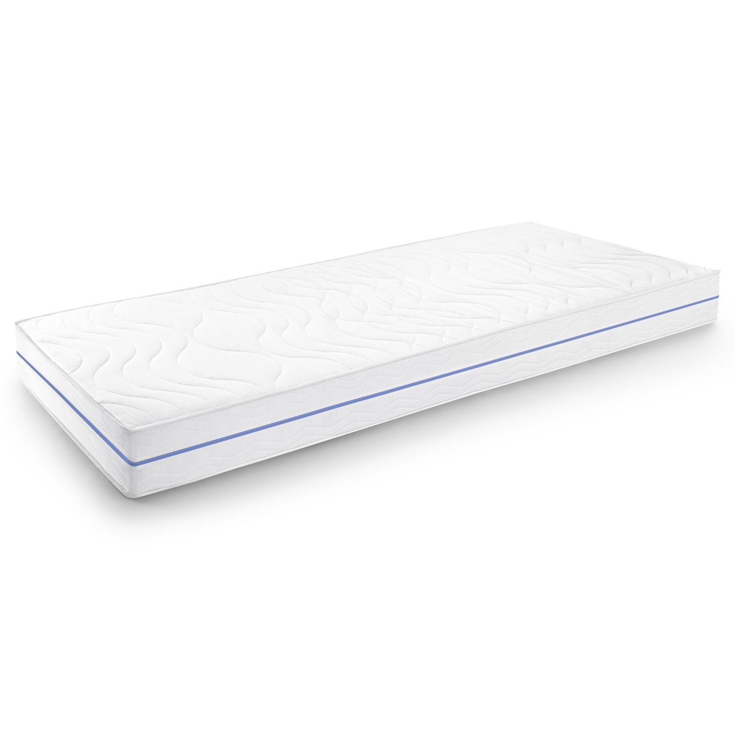Ergonomic mattress 90x200 cm 7-zone Supportho Premium, height 18 cm, firmness level H2/H3 + mattress topper / mattress topper 90 x 200 cm