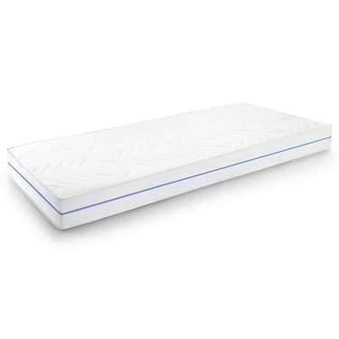 Colchón ergonómico 90x200 cm Supportho Premium 7 zonas, altura 18 cm, nivel de firmeza H2/H3 + cubrecolchón / mattress topper 90 x 200 cm