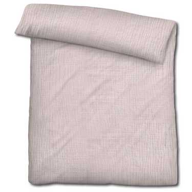 Paquete doble de ropa de cama de muselina Sleezzz® rosa 135 x 200 cm + 80 x 80 cm