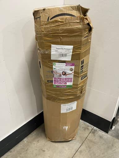 Verkkokaupan palautus: Supportho Premium -kylmävaahtopatja 120 x 200 cm H3, korkeus 9 cm, kovuusluokka H3, antibakteerisella päällisellä