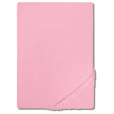 Paquete doble de sábanas bajeras de sarga Setex Molton rosa 90 x 200 cm