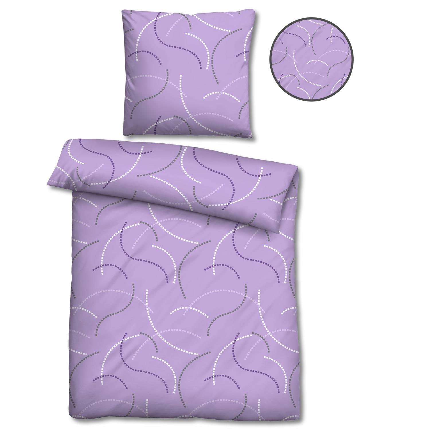 Microfiber satin bed linen 155 x 220 cm + 80 x 80 cm