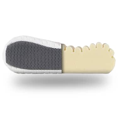 4 almohadas viscoelásticas Sleezzz Premium para el cuello, de 50 x 32 x 11 cm, con funda de doble capa agradable al tacto