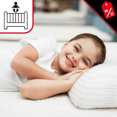 CloudComfort Premium 60 x 120 cm children's mattress with step edge