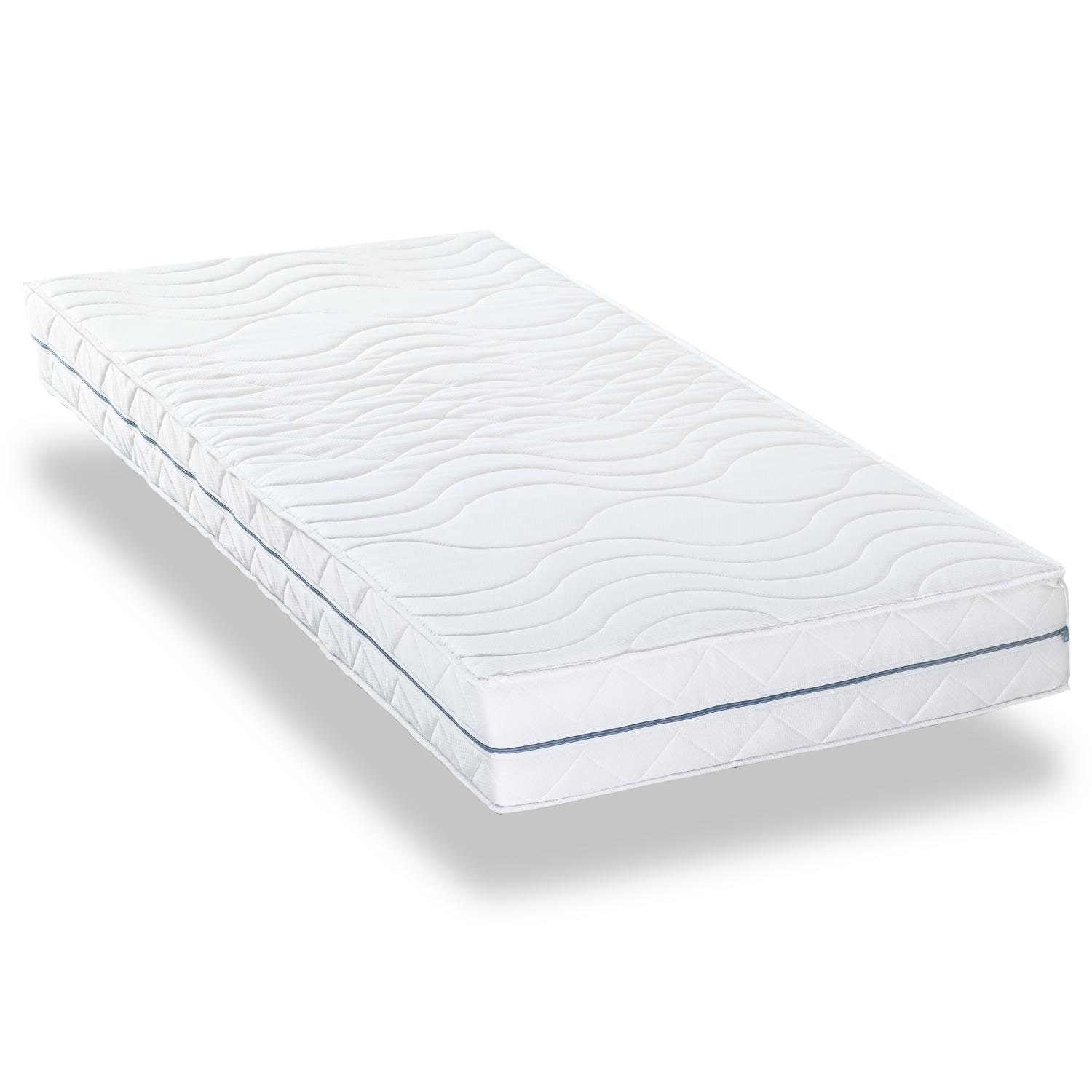 Ergonomic mattress 90x200 cm 7-zone Supportho Premium, height 18 cm, firmness level H2/H3 + CloudComfort Basic microfiber bed set 135 x 200 cm + 80 x 80 cm