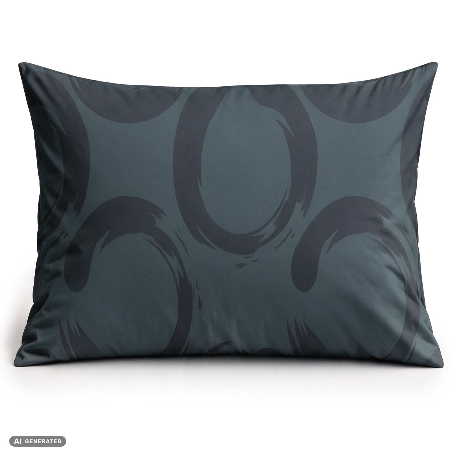 Juego de 2 fundas de almohada de algodón CloudComfort Basic, color antracita, 70 x 90 cm