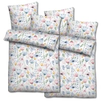 Paquete doble de ropa de cama de microfibra seersucker 135 x 200 + 80 x 80 cm + 40 x 80 cm 3 piezas
