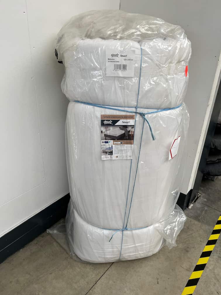 Online-retur Sleezzz Smart 120 x 200 cm, höjd 18 cm, fasthetsnivå H2/H3
