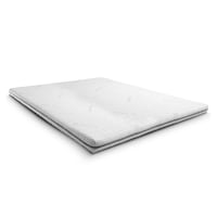 Cubierta de espuma en frío Supportho Premium Topper 160 x 200 cm H3, altura 8 cm, grado de firmeza H3 con funda antibacteriana