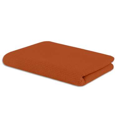 Manta piqué gofre algodón gasolina 75 x 120 cm