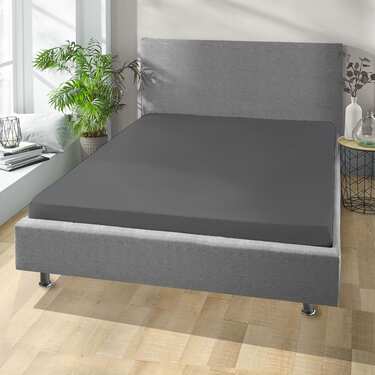 Setex σεντόνι από λεπτή ίνα ανθρακί 90x200 cm