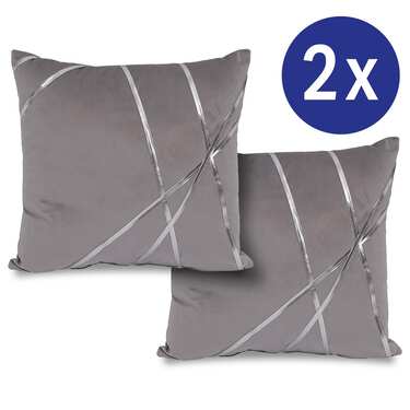 Dekorativ kudde Moon Silver 45 x 45 cm