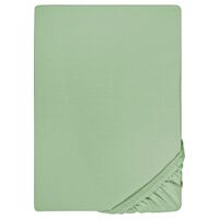 Sábana bajera microfibra interlock jersey verde 90 x 190 - 100 x 200 cm