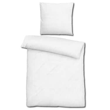 Paquete doble de ropa de cama de muselina Sleezzz® blanca 155 x 220 cm + 80 x 80 cm