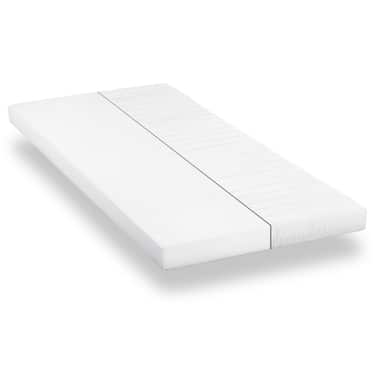 Colchón de espuma Confort K10 90 x 200 cm, altura 10 cm, nivel de firmeza H3 + juego de cama de microfibra CloudComfort Basic 135 x 200 cm + 80 x 80 cm